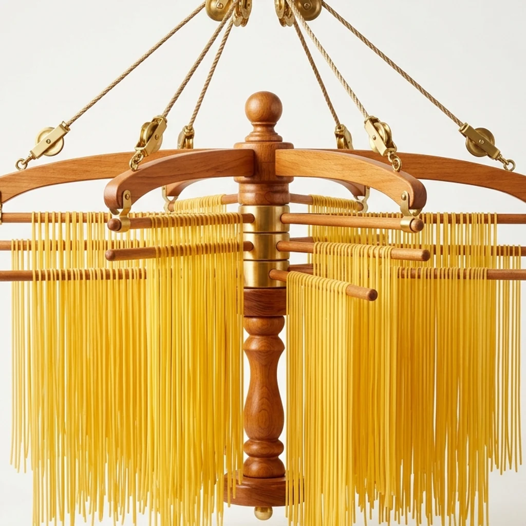 Séchoir à spaghettis rotatif de plafond