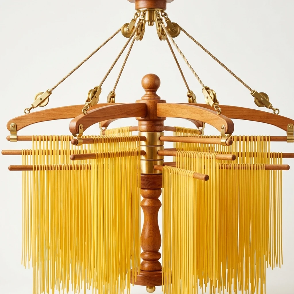 Séchoir à spaghettis rotatif de plafond